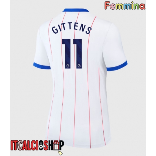 Chelsea Jamie Gittens #11 Terza Maglia Femmina 2026-27 Manica Corta